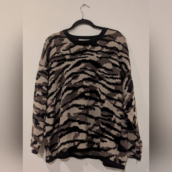 Philosophy Sweaters - Philosophy Women Camo Knit Sweater | Size 2X | NWT
